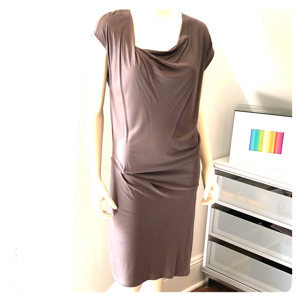 HELMUT LANG Drape Minimalist Dress